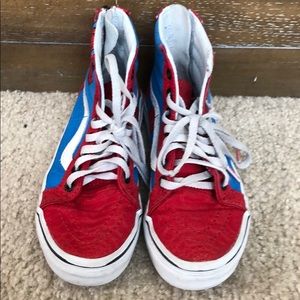 spider man high top vans